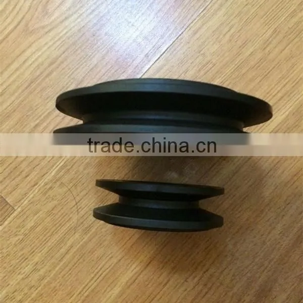 Single groove v belt sheave pulley