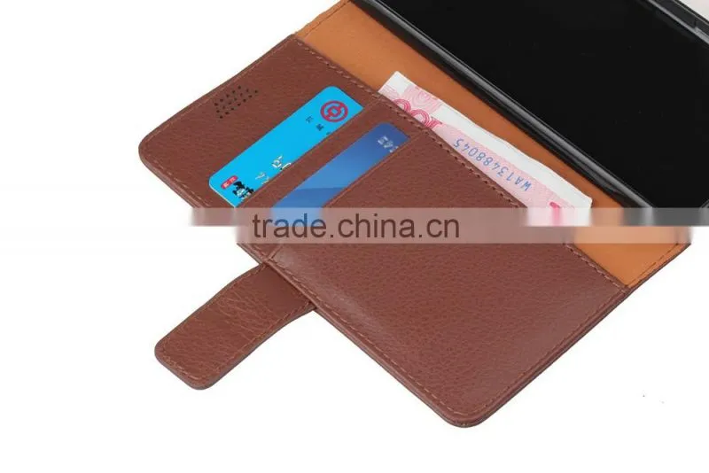 MMT Luxury litchi grain photo frame pu leather case for SONY X with card slot wallet holder leather protective case for SONY X