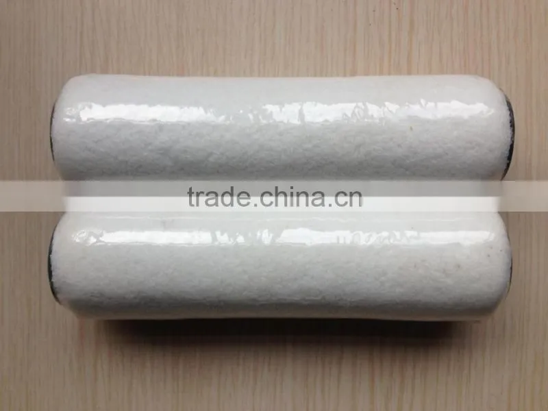 European style clip system paint roller patterned-white microfiber paint roller