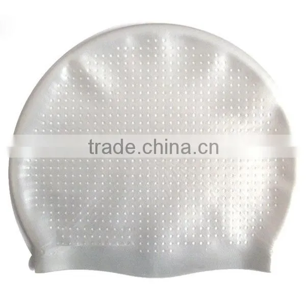 Good quality silicone rubber swimming cap