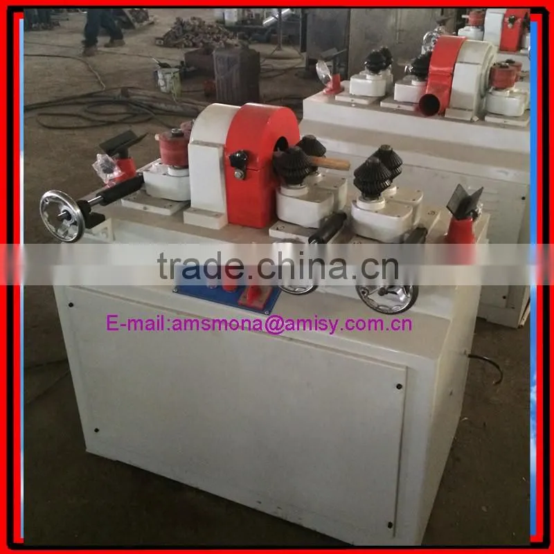 Electric Wooden Mop Rod Making Machine|Commercial Wood Round Stick Milling Machine