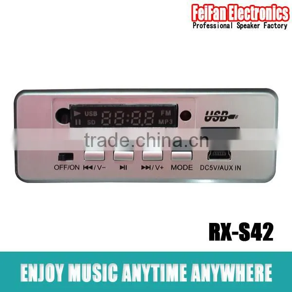 Top Sale 4.0 Inch Wooden Speaker With Fm Radio