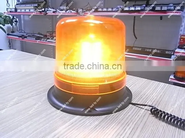 Magnetic Mount Rotating Emergency Warning Beacon Light Lamp LED Flashing Beacon With Cigarette Plug