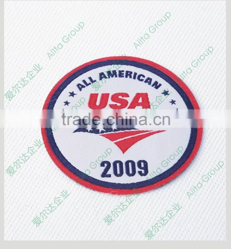 China Factory Custom Iron-on Woven Patch