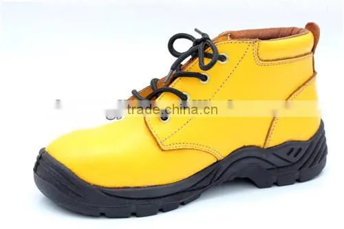 waterproof leather industry work shoe steel toe cap safety shoe 9066-2