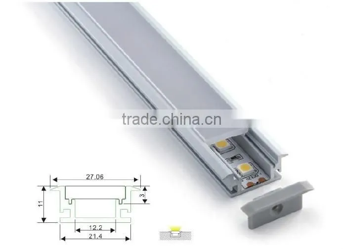 hot new products for 2015 21.4mm*11mm aluminum profile (w*h)