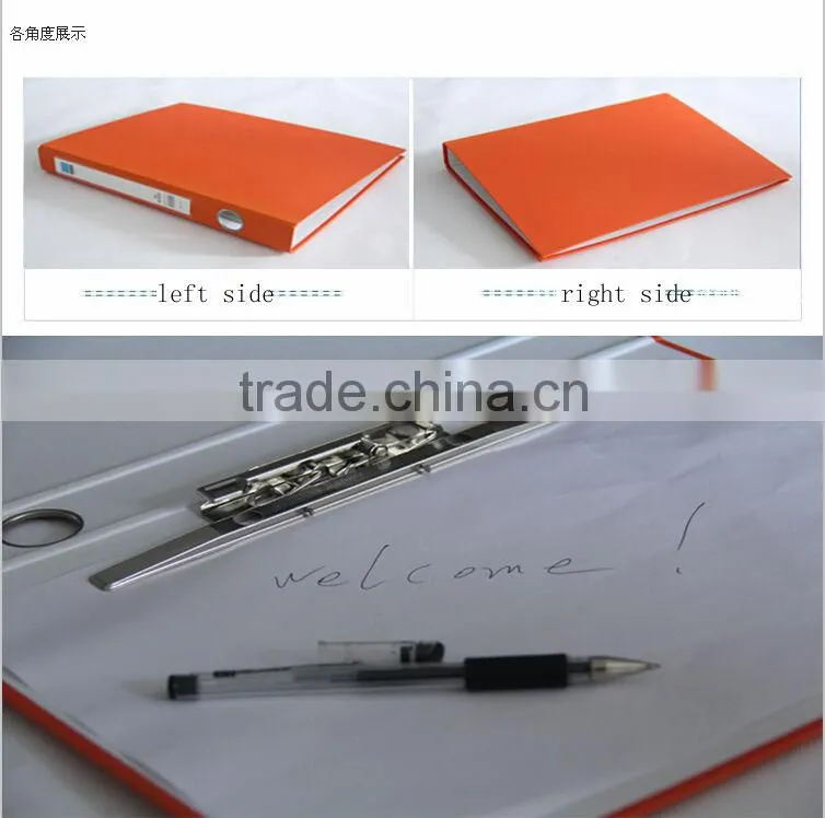 A4 2holes pp hardcover file folder