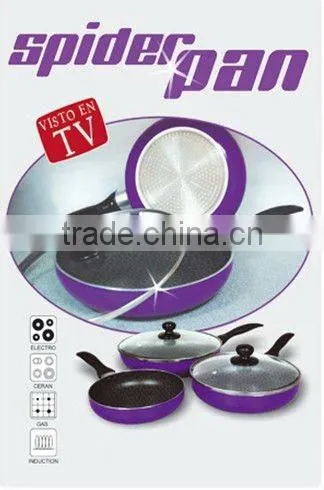 non stick aluminum spider pan