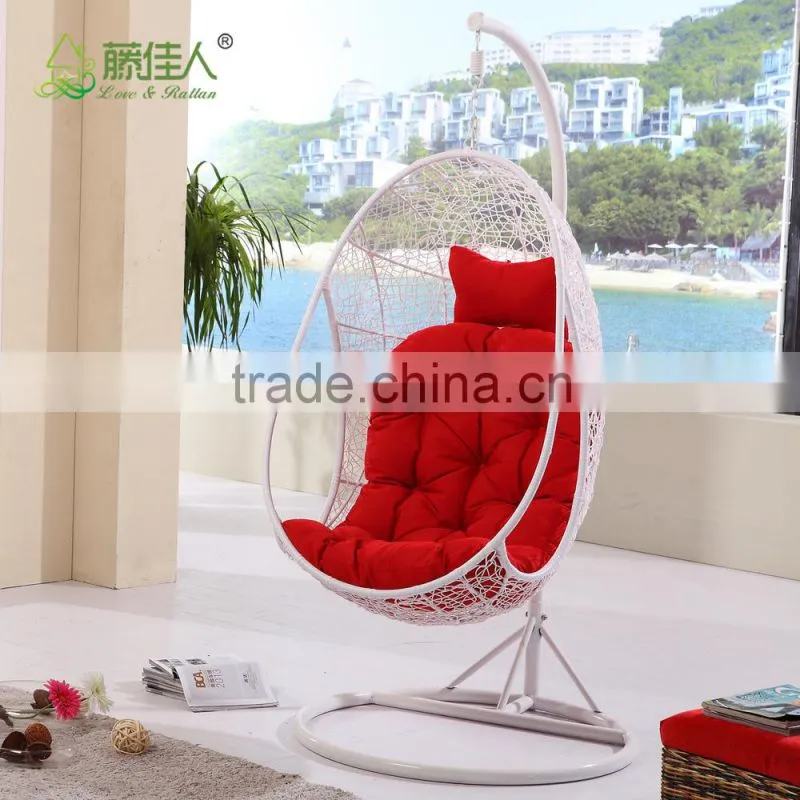 hanging round wicker chair