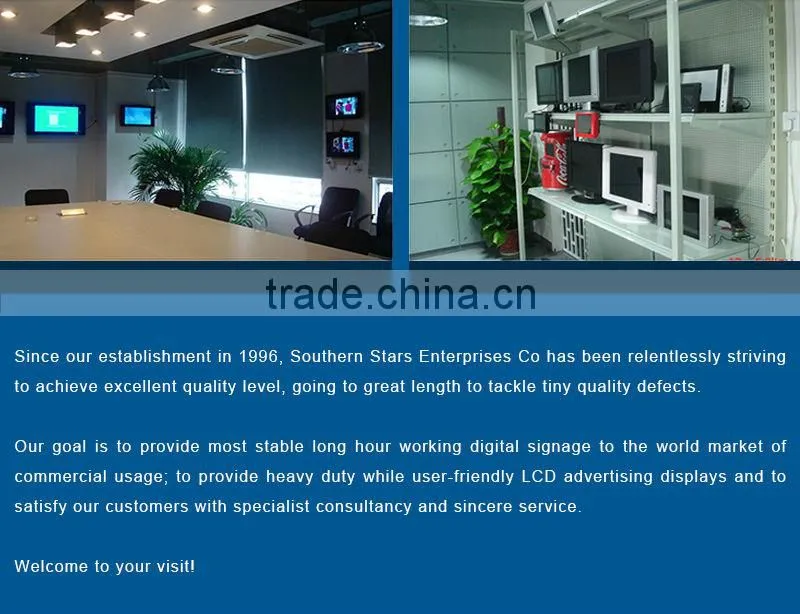 7 inch lcd open frame advertising monitor