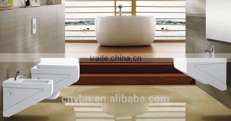 Made in china bathroom design ceramic toilet set