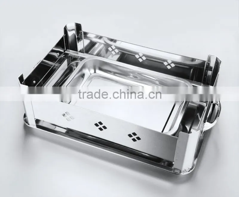 restaurant equipment charcoal hot food warmer for sale