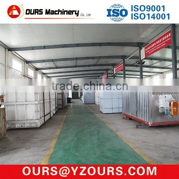 completely automatic pretreating and powder coating plant