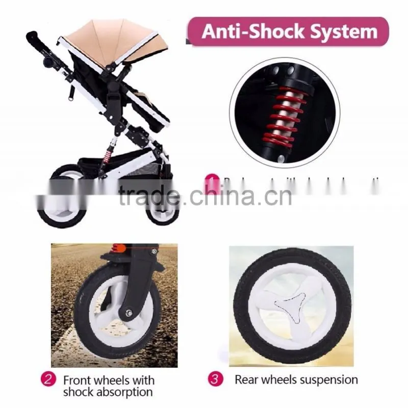 High View Folding Baby Stroller