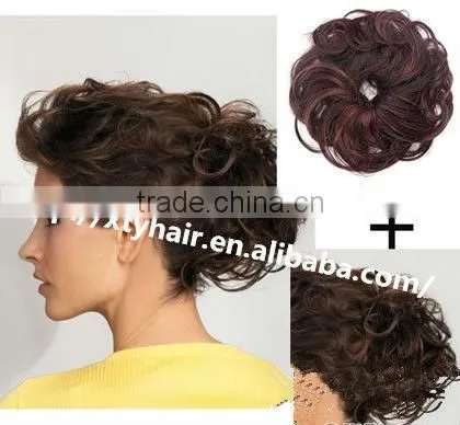 alibaba china smart hair accessories synthetic hair attachment quality women hairpiece hair wraps long hair