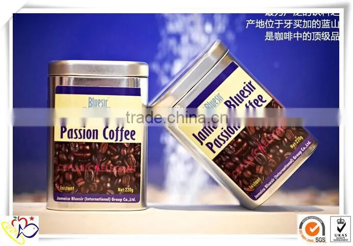 customized coffee tin can manufacturer/square tin can