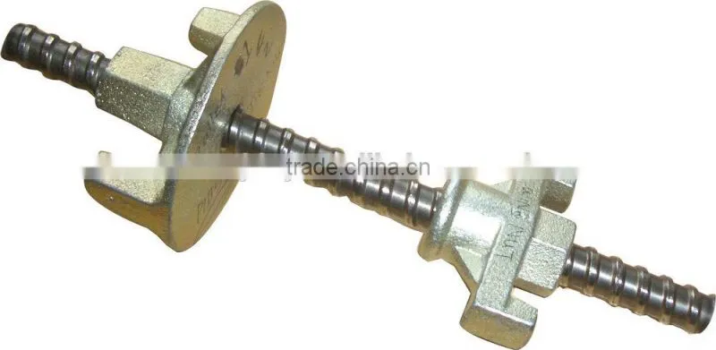 Formwork Casting Steel Plate With Nut 15 / 17mm