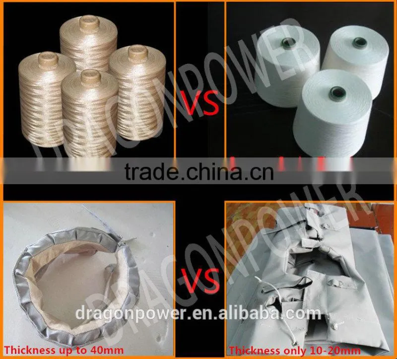 High Quality Detachable pipe insulation jacket