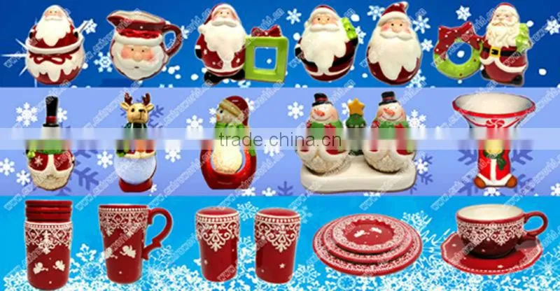 ceramic santa sweet basket