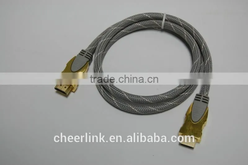 Capable beyond 1080p to 2160p Gold Plated Connectors hdmi cable v1.4 2.0v