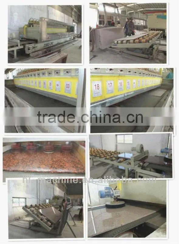 Zdmj 12c Automatic Multi-heads slab line polishing machine