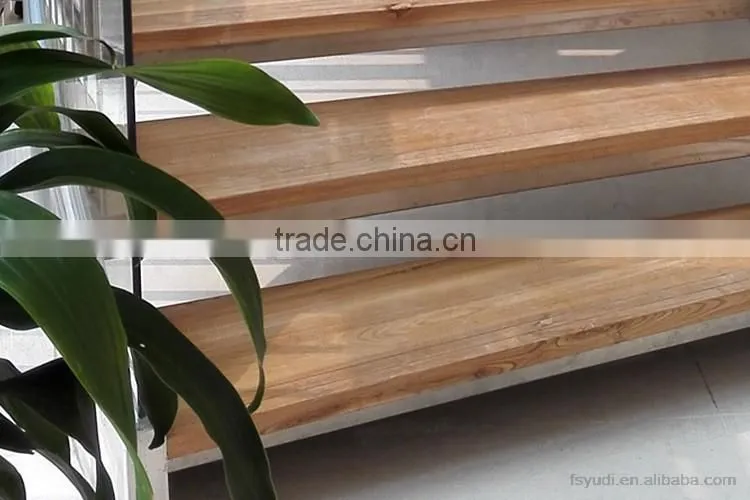 Wood steel stair design made in China---YUDI