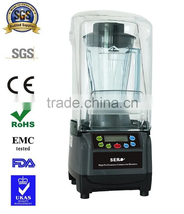 1250W Rosh/CE certificated Commercial juice smoothie blenders
