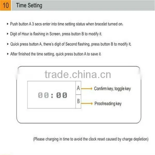 Fashionable Led Bluetooth Bracelet Bluetooth Watch with Caller ID/ Distance Vibration