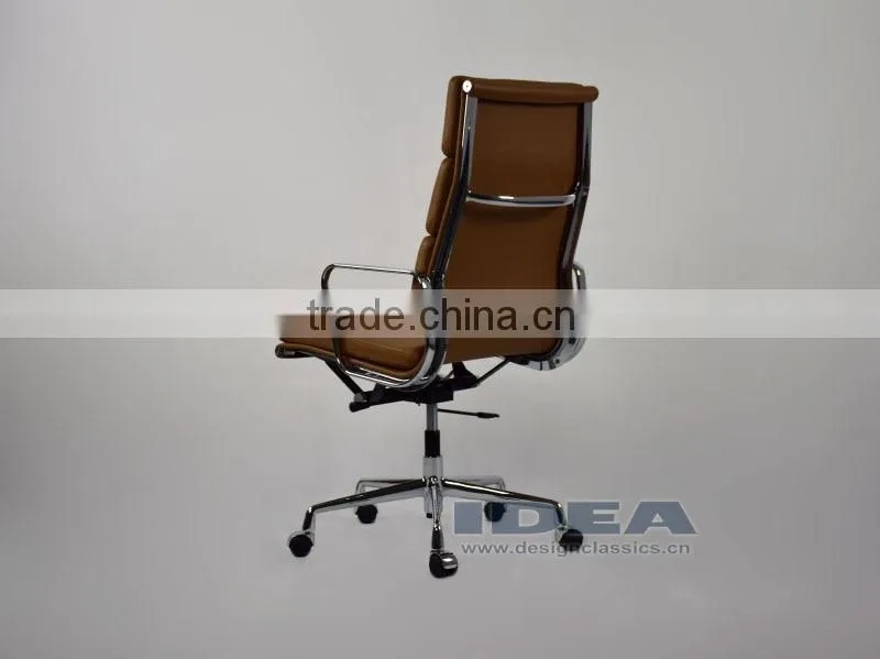 Replica EA219 Charles Office Chair - Tan Color Genuine Leather