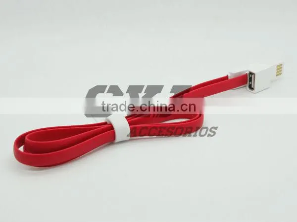2 in 1 led light micro usb data cable for mobile phone