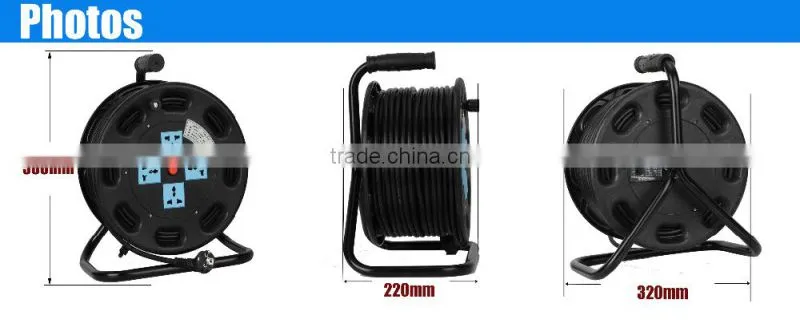 Universal plastic 50m cable reel