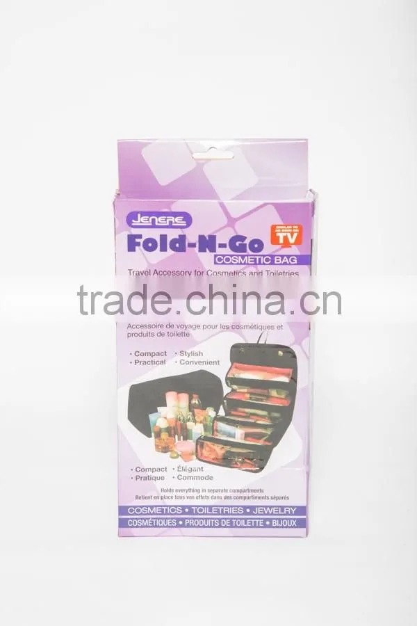 5 bags fold and travel cosmetic bag