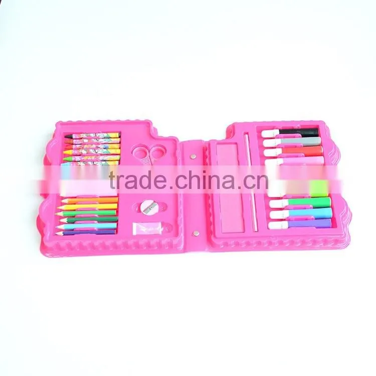 beautiful stationery art set with the small car shape