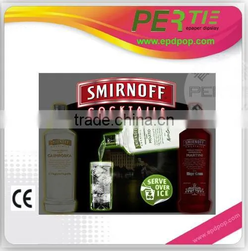 acrylic sheet scrap advertising player advertising display stand -pop standee or billboard new led