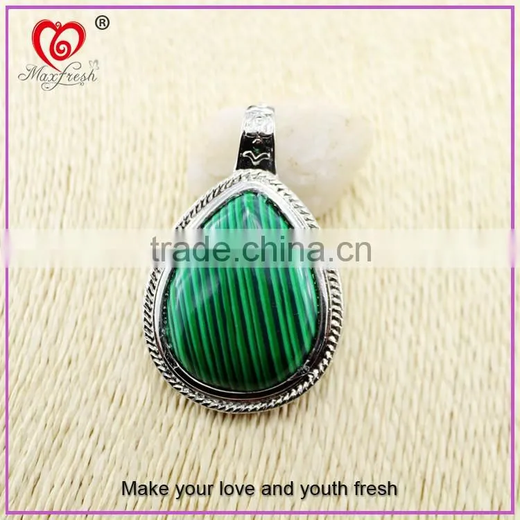 Top design artificial stone jewelry western style large stone jewelry stainless steel big stone jewelry
