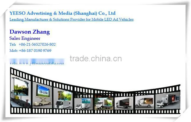 YEESO YE-V2 Advertising Pickup, HD LED Display With Multi-media System
