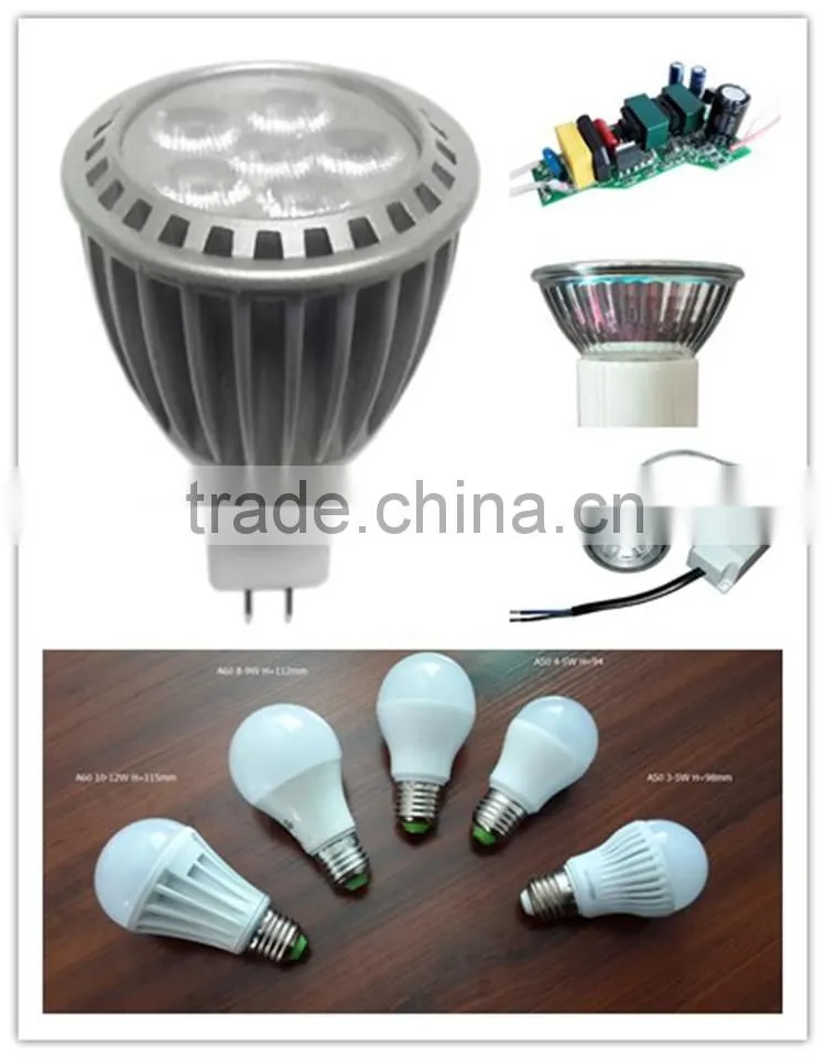 Super Brightness 3000/4000/6500K 120V E27 Housing LED Light Bulb