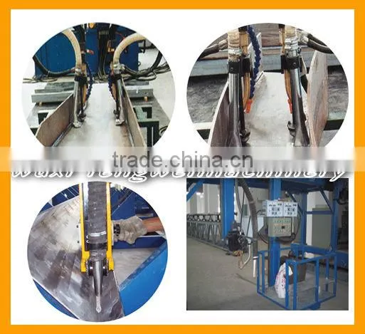 Automatic high frequency welding machine for H beam in use