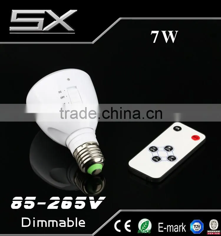 with e26,e27 for white color temperature 7W rechargeable magic lighting led light magic bulb