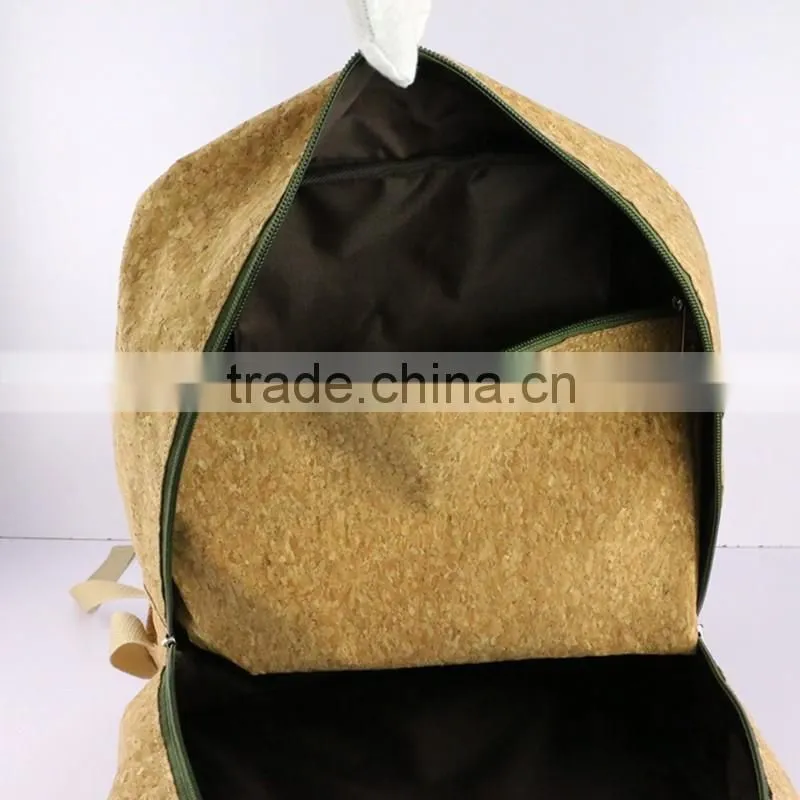 Promotional hot selling wood grain eco-friendly portable folding backpack