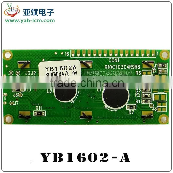 3.3V/5V blue color 16x2 lcd display