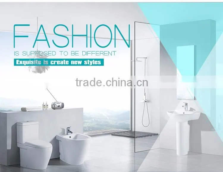 Wall hung ceramic toilet and P-Trap sanitary ware wc Toilet spy supplier European toilet bowl