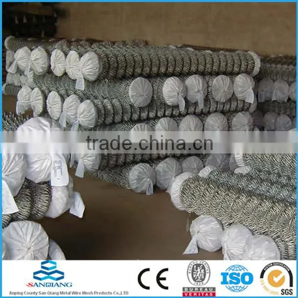 Anping Chain Link mesh Fence with galvanized and PVC coated