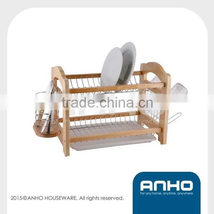 Superior quality kitchen wooden dish rack