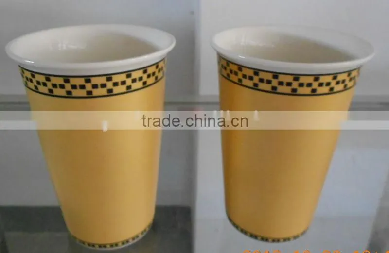 MDW002-9OZ mug with silicone lid single wall ceramic mug