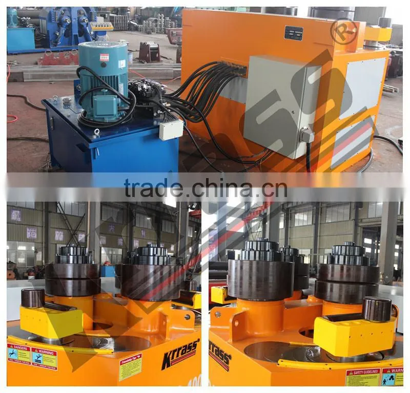 Krrass Brand W24S-100 round hollow steel pipe bending machine