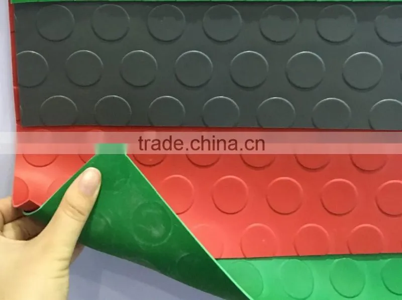 Eco-friendly Anti-slip plastic PVC floor mat, vinyl flooring roll
