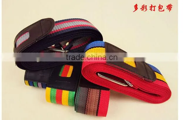 2014 Abroad top selling brand tight Travel Luggage Suitcase beltTop Quality size adjustable Nylon Luggage Bag Belt