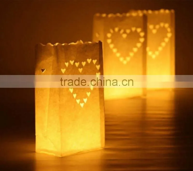 Wholesale Hot selling luminary paper candle lantern bag