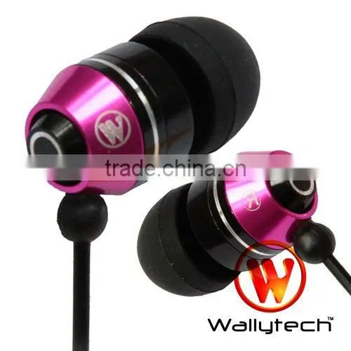 Metal earphone with good bass WEA-106